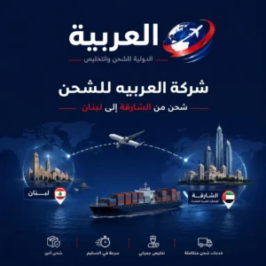 شحن من الشارقة إلى لبنان