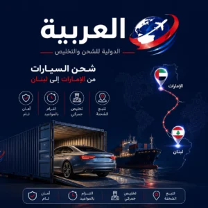 شحن سيارات من الإمارات إلى لبنان