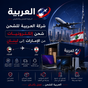 شحن الكترونيات من الامارات الى لبنان