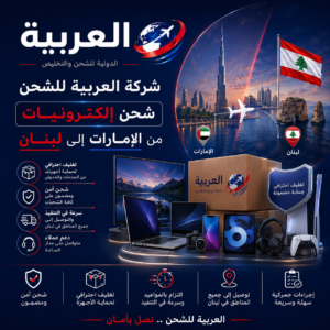 شحن الكترونيات من الامارات الى لبنان