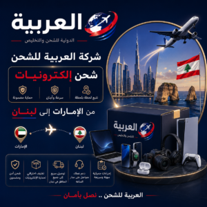 شحن الكترونيات من الامارات الى لبنان