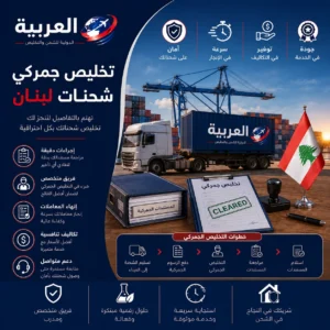 تخليص جمركي شحنات لبنان