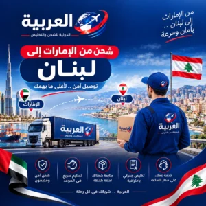 شركة شحن من الإمارات إلى لبنان